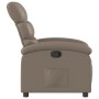 Sillón reclinable de cuero sintético color capuchino de , Sillones - Ref: Foro24-371719, Precio: 231,16 €, Descuento: %