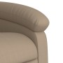 Sillón reclinable de cuero sintético color capuchino de , Sillones - Ref: Foro24-371719, Precio: 231,16 €, Descuento: %