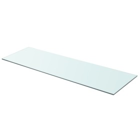 Panel de estante vidrio claro 90x30 cm de vidaXL, Estantes y estanterías - Ref: Foro24-243841, Precio: 28,81 €, Descuento: %