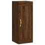 Aparador alto madera contrachapada roble marrón 34,5x34x180 cm de , Aparadores - Ref: Foro24-3200184, Precio: 108,85 €, Descu...