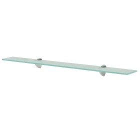 Floating glass shelf 80x10 cm 8 mm by vidaXL, Shelves and shelves - Ref: Foro24-243759, Price: 20,64 €, Discount: %