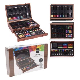 Artist 112 Piece Paint Set in Wooden Box by , Drawing and painting kits - Ref: Foro24-441887, Price: 43,99 €, Discount: %