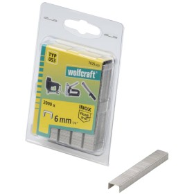 wolfcraft Staples with wide back Type 053 2000 pieces 6 mm 7025000 by , Industrial Staples - Ref: Foro24-422084, Price: 12,73...