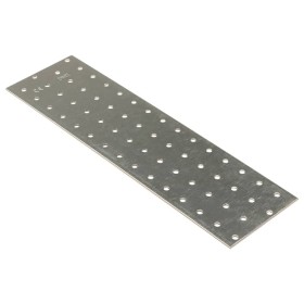 Placas perforadas 40 uds acero galvanizado 2 mm 300x80 mm de , Artículos de ferretería - Ref: Foro24-155542, Precio: 40,41 €,...