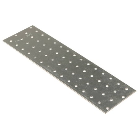 Perforated plates 40 pcs galvanized steel 2 mm 300x80 mm by , Hardware items - Ref: Foro24-155542, Price: 40,41 €, Discount: %