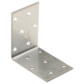 Escuadra angular 40 uds acero galvanizado 2 mm 60x40x60 mm de , Artículos de ferretería - Ref: Foro24-155554, Precio: 25,99 €...