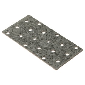 Perforated plates 40 pcs galvanized steel 2 mm 120x60 mm by , Hardware items - Ref: Foro24-155535, Price: 16,99 €, Discount: %