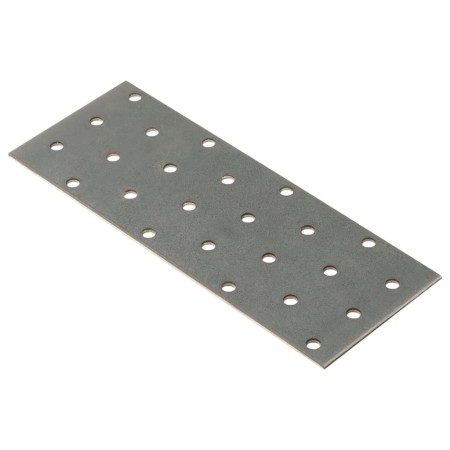 Placas perforadas 40 uds acero galvanizado 2 mm 160x60 mm de , Artículos de ferretería - Ref: Foro24-155537, Precio: 26,67 €,...