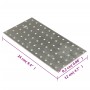 Perforated plates 20 pcs galvanized steel 2 mm 240x120 mm by , Hardware items - Ref: Foro24-155549, Price: 43,21 €, Discount: %