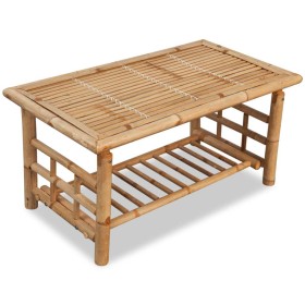 Bamboo coffee table 90x50x45 cm by vidaXL, Coffee table - Ref: Foro24-243713, Price: 92,99 €, Discount: %