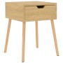 Sonoma oak engineered wood bedside table 40x40x56 cm by vidaXL, Nightstands - Ref: Foro24-326801, Price: 66,82 €, Discount: %