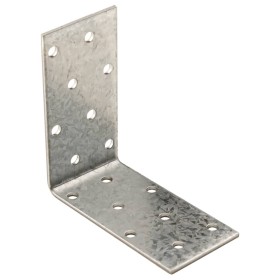 Angle square 40 pcs galvanized steel 2 mm 80x40x80 mm by , Hardware items - Ref: Foro24-155555, Price: 31,02 €, Discount: %