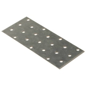 Perforated plates 40 pcs galvanized steel 2 mm 140x60 mm by , Hardware items - Ref: Foro24-155536, Price: 18,99 €, Discount: %