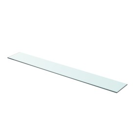 Clear glass shelf panel 90x12 cm by vidaXL, Shelves and shelves - Ref: Foro24-243837, Price: 17,00 €, Discount: %