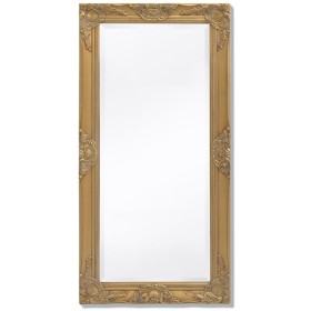 Baroque style golden wall mirror 100x50 cm by vidaXL, Mirrors - Ref: Foro24-243680, Price: 75,81 €, Discount: %