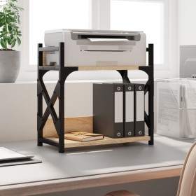 Printer stand 2 levels Sonoma oak 40x20x40 cm by , Printer supports - Ref: Foro24-833991, Price: 32,31 €, Discount: %