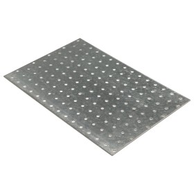 Perforated plates 20 units galvanized steel 2 mm 300x200 mm by , Hardware items - Ref: Foro24-155551, Price: 53,99 €, Discoun...