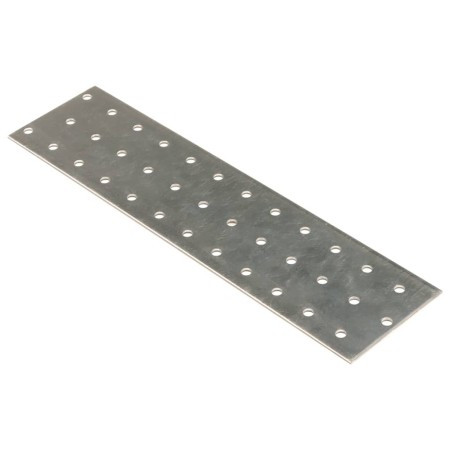 Perforated plates 40 units galvanized steel 2 mm 240x60 mm by , Hardware items - Ref: Foro24-155539, Price: 28,88 €, Discount: %