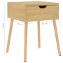 Mesita de noche madera de ingeniería roble Sonoma 40x40x56 cm de vidaXL, Mesitas de noche - Ref: Foro24-326801, Precio: 66,74...