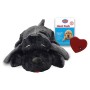 Snuggle Puppy Perrito de peluche para perros con latido marrón negro de , Kits de adiestramiento para mascotas - Ref: Foro24-...