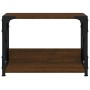 Soporte de impresora 2 niveles marrón roble 44x26x31,5 cm de , Soportes para impresoras - Ref: Foro24-833984, Precio: 32,82 €...