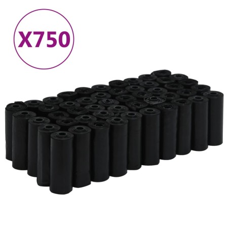 Dog poop bags 750 pcs PE black 30x20 cm by , Pet Waste Bags - Ref: Foro24-172388, Price: 13,01 €, Discount: %