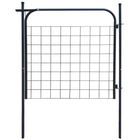 Garden fence gate 100x100 cm anthracite grey by vidaXL, garden gates - Ref: Foro24-142293, Price: 108,71 €, Discount: %