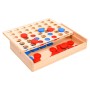 Juego de 4 en raya madera macizo 24x15x4 cm de , Juegos de mesa - Ref: Foro24-93272, Precio: 21,33 €, Descuento: %