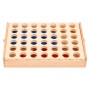 Juego de 4 en raya madera macizo 24x15x4 cm de , Juegos de mesa - Ref: Foro24-93272, Precio: 21,33 €, Descuento: %