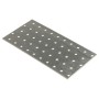 Placas perforadas 40 uds acero galvanizado 2 mm 200x100 mm de , Artículos de ferretería - Ref: Foro24-155544, Precio: 37,95 €...