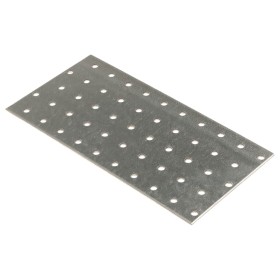 Perforated plates 40 pcs galvanized steel 2 mm 200x100 mm by , Hardware items - Ref: Foro24-155544, Price: 37,99 €, Discount: %