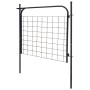 Garden fence gate 100x100 cm anthracite grey by vidaXL, garden gates - Ref: Foro24-142293, Price: 108,71 €, Discount: %