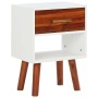 Mesitas de noche 2 uds de madera maciza acacia 40x30x57 cm de vidaXL, Mesitas de noche - Ref: Foro24-245740, Precio: 85,52 €,...