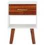 Mesitas de noche 2 uds de madera maciza acacia 40x30x57 cm de vidaXL, Mesitas de noche - Ref: Foro24-245740, Precio: 85,52 €,...