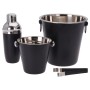 Excellent Houseware Set bar accessories 4 pieces black stainless steel by , Cocktail shakers - Ref: Foro24-442503, Price: 25,...