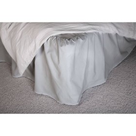 Venture Home Pixy bed skirt light gray cotton 200x120 cm by , Canopy covers - Ref: Foro24-444780, Price: 67,99 €, Discount: %