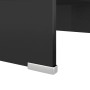 Black glass TV stand/monitor riser 40x25x11 cm by vidaXL, TV Furniture - Ref: Foro24-244134, Price: 60,81 €, Discount: %