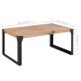 Recycled solid wood coffee table 100x60x45 cm by vidaXL, Coffee table - Ref: Foro24-243914, Price: 121,65 €, Discount: %