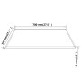 Square tempered glass table top 700x700 mm by vidaXL, Table tops - Ref: Foro24-243631, Price: 48,07 €, Discount: %