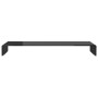 TV stand/Monitor lift black glass 110x30x13 cm by vidaXL, TV Furniture - Ref: Foro24-244140, Price: 104,45 €, Discount: %