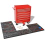 Carrito de herramientas 1125 herramientas acero rojo de vidaXL, Cajas de herramientas - Ref: Foro24-142248, Precio: 504,61 €,...