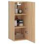 Sonoma oak engineered wood wall cabinet 34.5x34x90 cm by , Sideboards - Ref: Foro24-834997, Price: 46,99 €, Discount: %