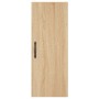 Sonoma oak engineered wood wall cabinet 34.5x34x90 cm by , Sideboards - Ref: Foro24-834997, Price: 46,99 €, Discount: %