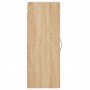 Sonoma oak engineered wood wall cabinet 34.5x34x90 cm by , Sideboards - Ref: Foro24-834997, Price: 46,99 €, Discount: %