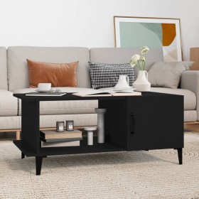 Black plywood coffee table 90x50x40 cm by , Coffee table - Ref: Foro24-812754, Price: 58,99 €, Discount: %