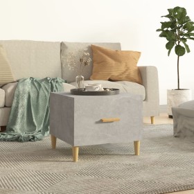 Plywood gray concrete coffee table 50x50x40cm by , Coffee table - Ref: Foro24-812716, Price: 38,62 €, Discount: %