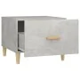 Plywood gray concrete coffee table 50x50x40cm by , Coffee table - Ref: Foro24-812716, Price: 35,61 €, Discount: %