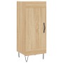 Oak Sonoma plywood sideboard 34.5x34x180 cm by , Sideboards - Ref: Foro24-3199140, Price: 93,99 €, Discount: %