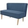 Blaues Stoffsofa 117x55,5x77 cm von vidaXL, Sofas - Ref: Foro24-244072, Preis: 243,99 €, Rabatt: %