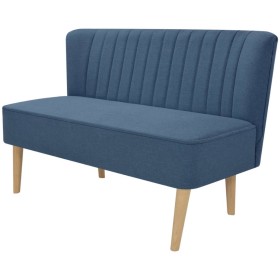 Blaues Stoffsofa 117x55,5x77 cm von vidaXL, Sofas - Ref: Foro24-244072, Preis: 243,49 €, Rabatt: %